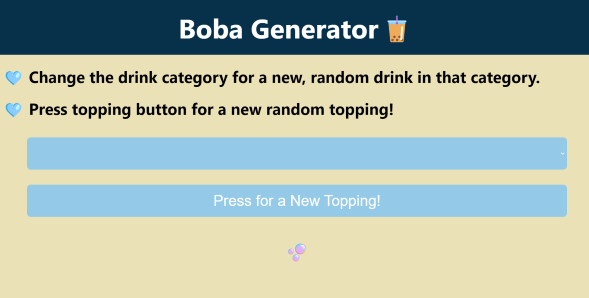 Boba Generator